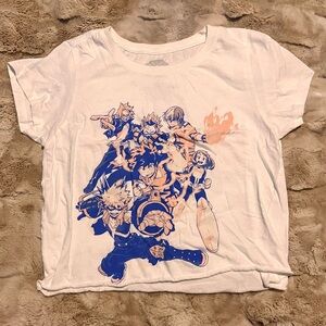 Hot Topic - My Hero Academia White Graphic Top